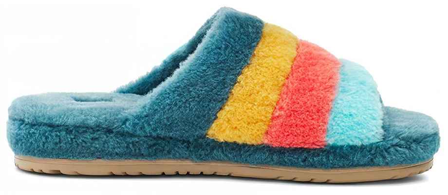 UGG Fluff You 舒適保暖 毛絨時尚拖鞋 海藍色 Order UGG Fluff You 舒適保暖 毛絨時尚拖鞋 海藍色