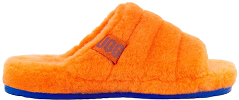 Order UGG Fluff You 羊皮毛合一 簡潔流行 涼鞋 男款 橙色
