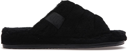 UGG Fluff You Slide Black 1117473-BTFL UGG Fluff You Slide Black 1117473-BTFL