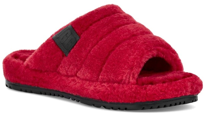 UGG Fluff You Slide Samba Red 1117473-SRFF Lookbook UGG Fluff You Slide Samba Red 1117473-SRFF