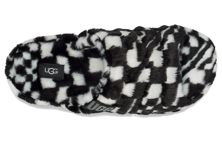 Purchase UGG Fluffita ''Checkerboard'' Damesslippers 1134871-BLK