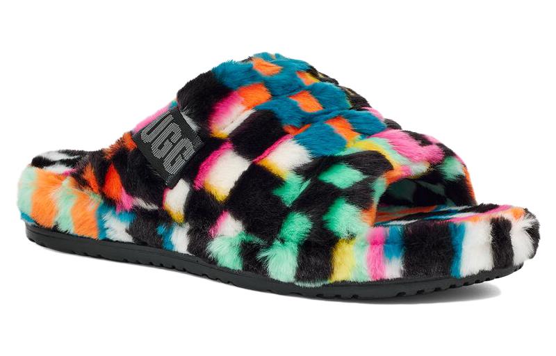 Lookbook UGG Fluffita Pantofole ''Checkerboard'' 1134871-MULT