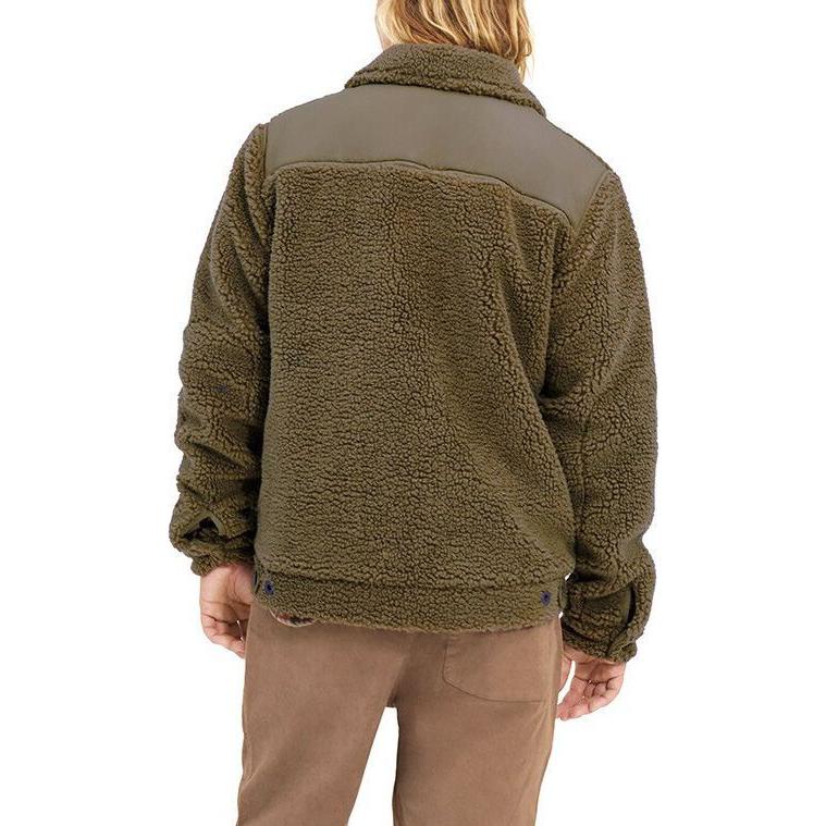 Shop UGG FW23 Jaket Lengan Panjang Logo Warna Solid 1132331-CAB