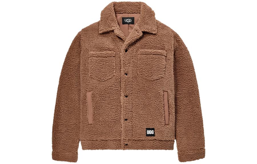 Purchase UGG FW23 Jaket Lengan Panjang Logo Warna Solid 1132331-CAB