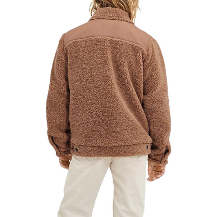 Sizing UGG FW23 Jaket Lengan Panjang Logo Warna Solid 1132331-CAB