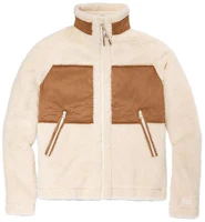 UGG FW23 Colorblock Zip-Up Casual Jacket - Off-White 1144314 UGG FW23 Colorblock Zip-Up Casual Jacket - Off-White 1144314
