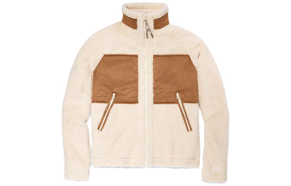 Order UGG FW23 カラーブロック ジップアップ ジャケット - オフホワイト 1144314