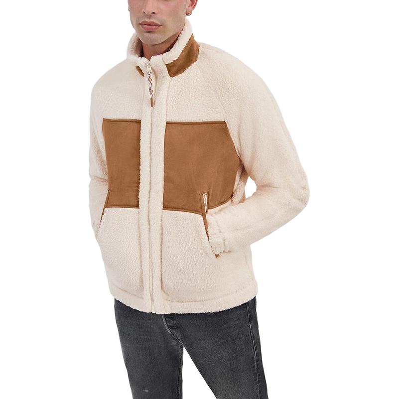 Lookbook UGG FW23 カラーブロック ジップアップ ジャケット - オフホワイト 1144314