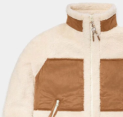 UGG FW23 カラーブロック ジップアップ ジャケット - オフホワイト 1144314 Purchase UGG FW23 カラーブロック ジップアップ ジャケット - オフホワイト 1144314