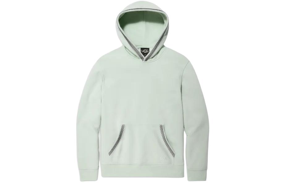 UGG FW23 Tasman Solid Color Green Hoodie Long Sleeve 1147090-GOO