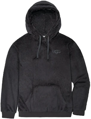Sudadera UGG Giles Fluff Hoodie Negra Casual con Logo y Ajuste Suelto 1144328-IKBL Buy Sudadera UGG Giles Fluff Hoodie Negra Casual con Logo y Ajuste Suelto 1144328-IKBL
