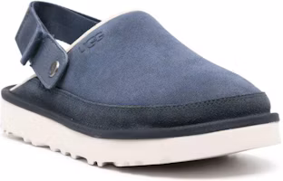 Shop UGG Goldencoast 絨面 舒適凹面壓花 包頭拖鞋 男款 藍色