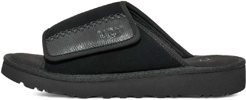 UGG 黃金海岸 滑入式 雙層牛皮 輕盈簡潔 時尚涼鞋 男款 黑色 Buy UGG 黃金海岸 滑入式 雙層牛皮 輕盈簡潔 時尚涼鞋 男款 黑色