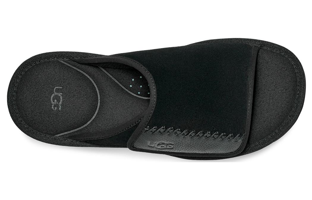 Details for UGG 黃金海岸 滑入式 雙層牛皮 輕盈簡潔 時尚涼鞋 男款 黑色
