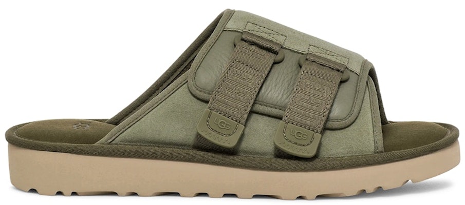 UGG 簡約厚底一字拖鞋 男款 綠色 Buy UGG 簡約厚底一字拖鞋 男款 綠色