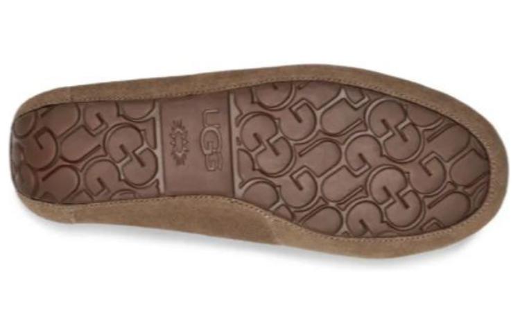 Shop UGG 絨面 舒適簡約 百搭日常 豆豆鞋 男款