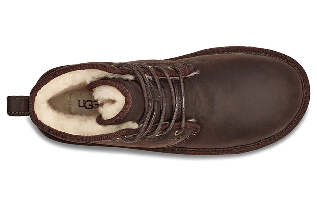 Purchase UGG Harkley Leather 'Thick Warm Sheepskin - Coffee' 1103882-STT