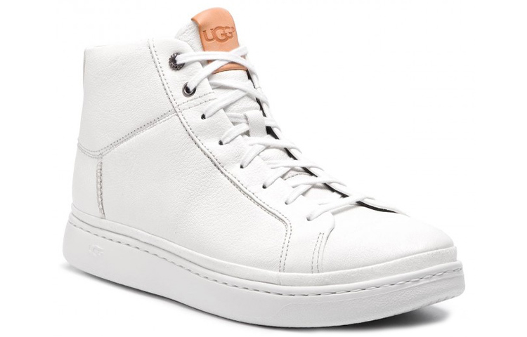 UGG High-Top Sheepskin Sneaker 'White' 圖 2