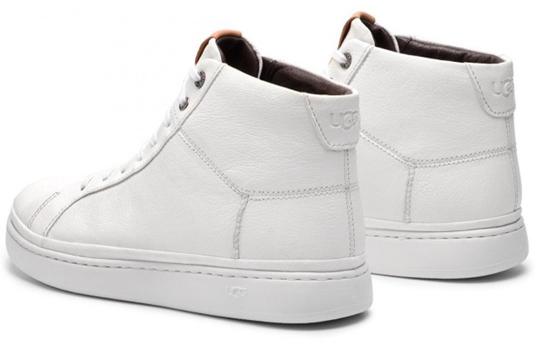UGG High-Top Sheepskin Sneaker 'White' 圖 3