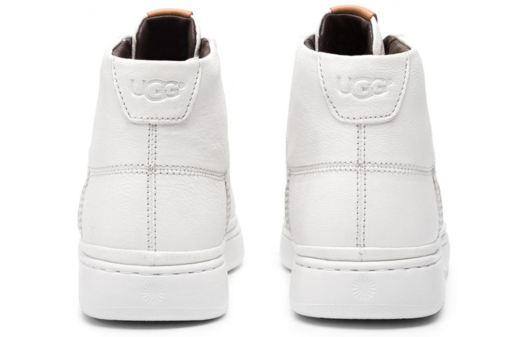 UGG High-Top Sheepskin Sneaker 'White' 圖 4