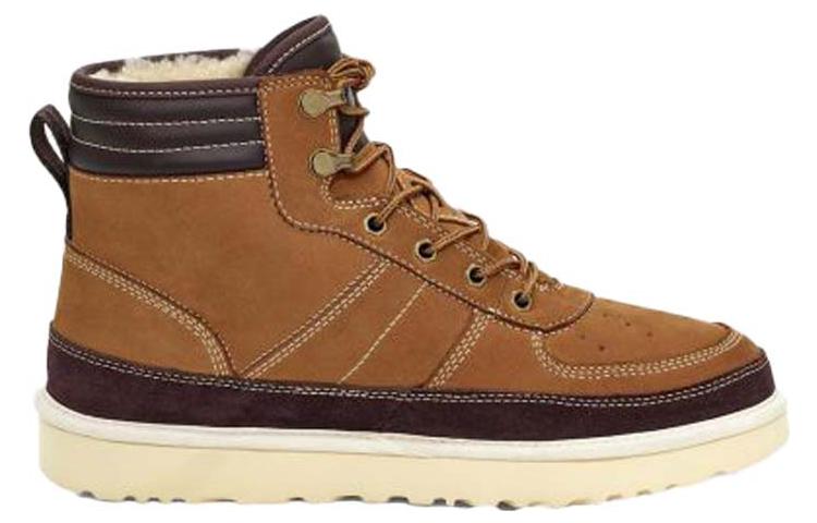 Order UGG Highland Hoge Sneakers Met Veters en Warme Voering Bruin 1097089-CHE