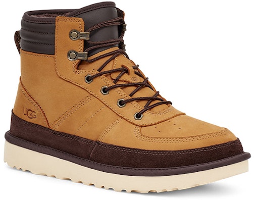 UGG Highland Sport Ez 皮革 側拉鍊輕盈減震 短中筒 戶外靴 男款 小麥色 Lookbook UGG Highland Sport Ez 皮革 側拉鍊輕盈減震 短中筒 戶外靴 男款 小麥色