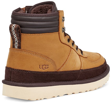 UGG Highland Sport Ez 皮革 側拉鍊輕盈減震 短中筒 戶外靴 男款 小麥色 Shop UGG Highland Sport Ez 皮革 側拉鍊輕盈減震 短中筒 戶外靴 男款 小麥色