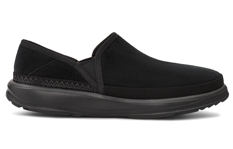 UGG Kick It Slip-On Athleisure Casual Sports Shoe Black Fleece Lined 圖 2