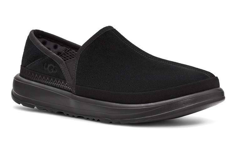 UGG Kick It Slip-On Athleisure Casual Sports Shoe Black Fleece Lined 圖 3