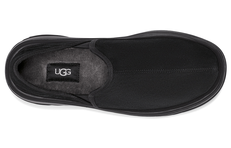 UGG Kick It Slip-On Athleisure Casual Sports Shoe Black Fleece Lined 圖 4