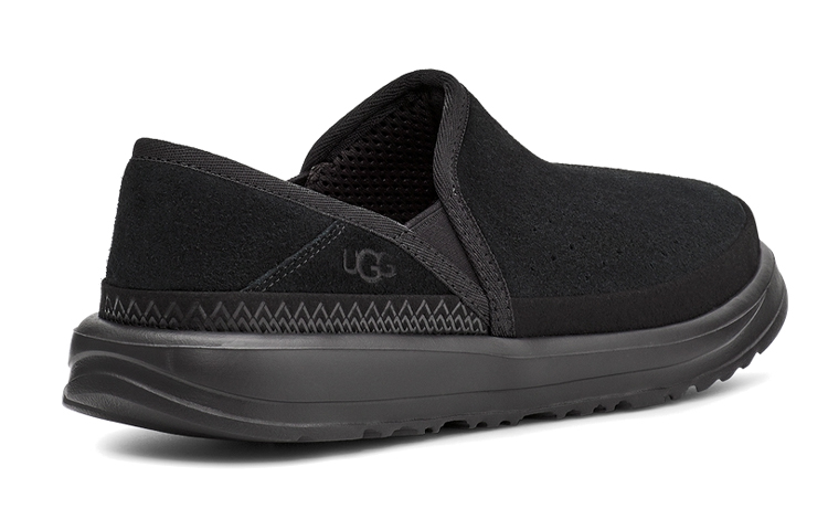 UGG Kick It Slip-On Athleisure Casual Sports Shoe Black Fleece Lined 圖 5
