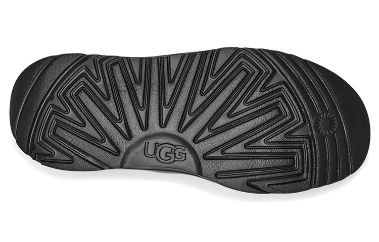 UGG Kick It Slip-On Athleisure Casual Sports Shoe Black Fleece Lined 圖 6