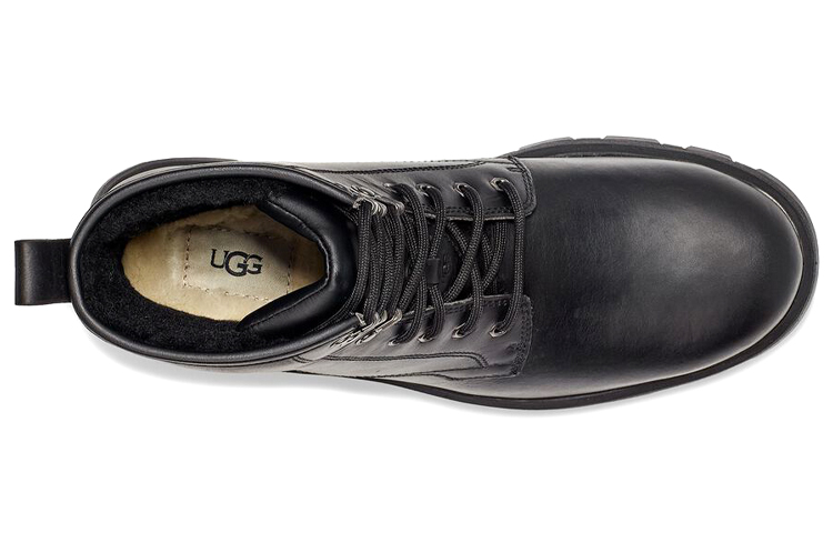 UGG Kirkson Leather Boot 'Black' 圖 4
