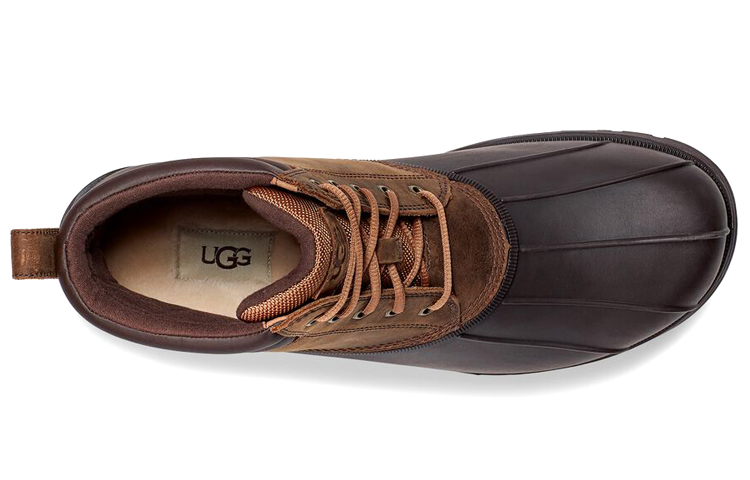 Shop UGG Lace-Up Martens Boots 'Chestnut Comfort Waterproof' 1123671-CHE