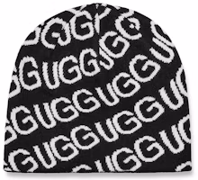 UGG Logo Knit Acrylic Beanie Hat for Men - Black 20968-BLK UGG Logo Knit Acrylic Beanie Hat for Men - Black 20968-BLK