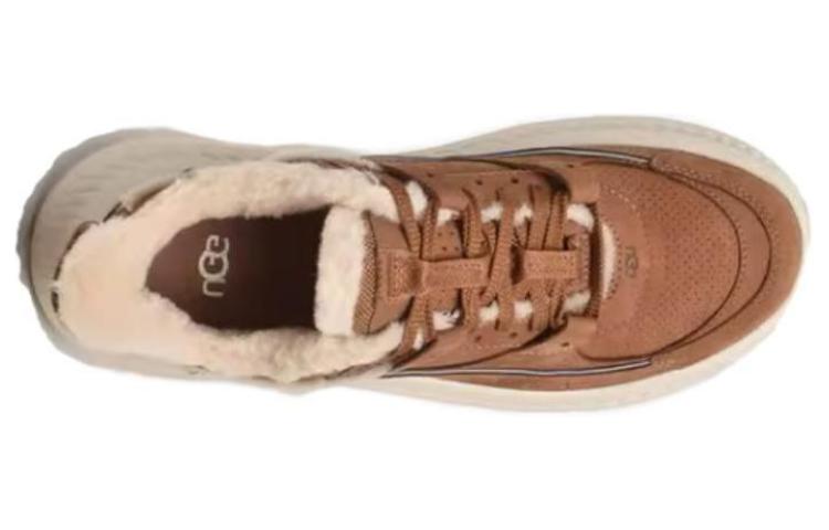 Lookbook UGG Low-Top Lace-Up 'Chestnut Wool' - Kasut Rendah UGG 'Chestnut Wool'. 1130742-CHE