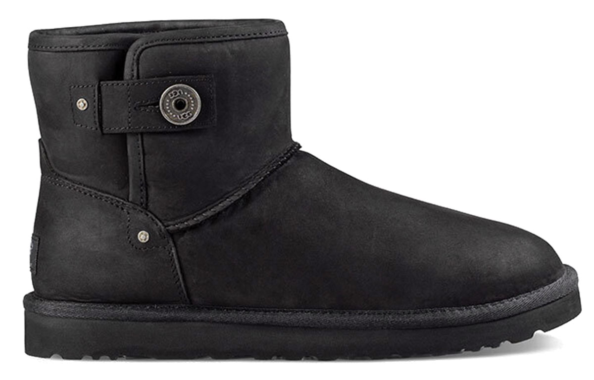 UGG M Beni Fleece Lined Snow Boots Black 圖 2