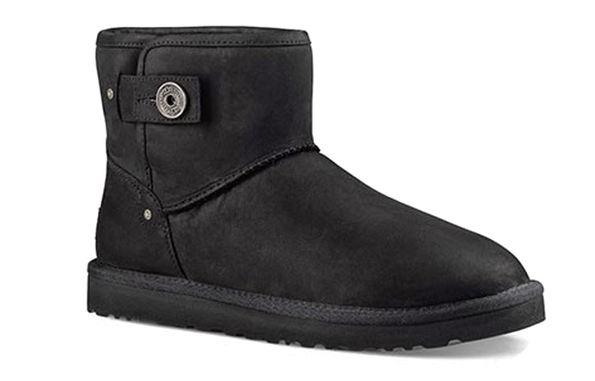 UGG M Beni Fleece Lined Snow Boots Black 圖 3