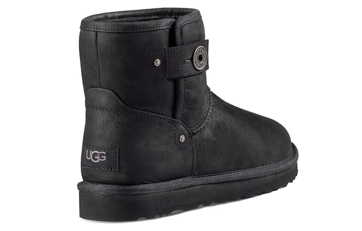 UGG M Beni Fleece Lined Snow Boots Black 圖 4