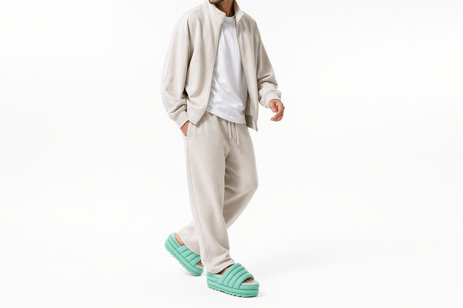 Order UGG Maxi Slide ''Mintgroen'' 1126377-PEMR