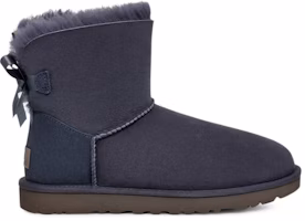 (Women) UGG Mini Bailey Bow II Boot Eve Blue 1016501-EVB (Women) UGG Mini Bailey Bow II Boot Eve Blue 1016501-EVB