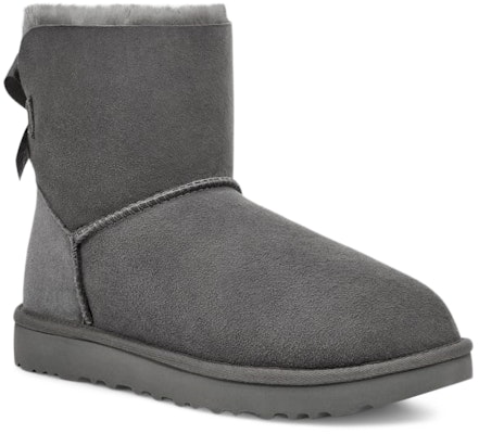 Women UGG Mini Bailey Bow II Boot Grey 1016501 GREY 1016501
