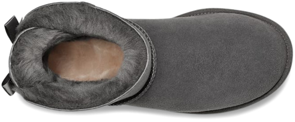 Womens UGG® Mini Bailey Bow II Boot - Gray