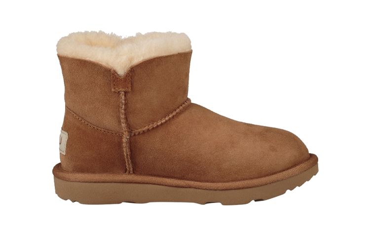 Order UGG 迷你贝莉纽扣“罂粟栗色”靴子 1092387T-CHE