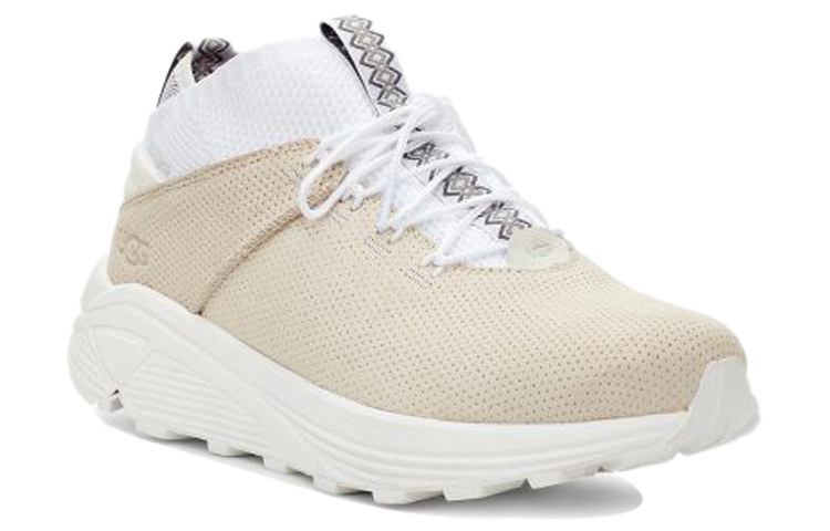 UGG Miwo Cowhide Breathable Mesh Sports Shoe White 圖 3