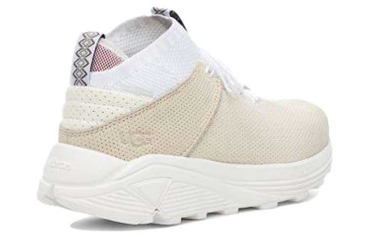 UGG Miwo Cowhide Breathable Mesh Sports Shoe White 圖 4