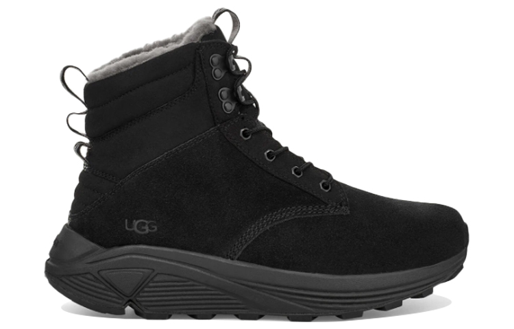 UGG Miwo Utility waterproof Suede High Top Sports Outdoor Black 圖 2