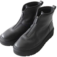 Lookbook UGG x White Mountaineering 拉鍊短靴 聯名款 防水厚底保暖 女款 黑色