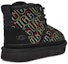 Lookbook UGG Neumel 2 Jahitan Grafik 'But Salji Selesa Hitam' 1116170T-BLK