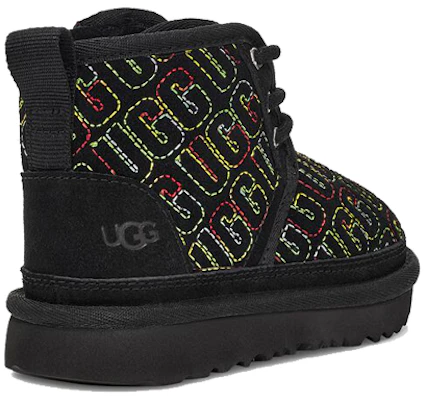 UGG Neumel 2 Jahitan Grafik 'But Salji Selesa Hitam' 1116170T-BLK Lookbook UGG Neumel 2 Jahitan Grafik 'But Salji Selesa Hitam' 1116170T-BLK